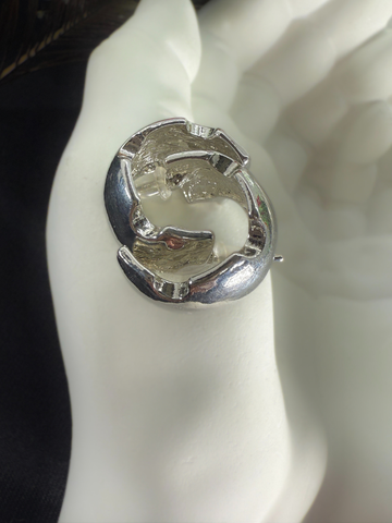 Gildora Silver Whirls Earrings