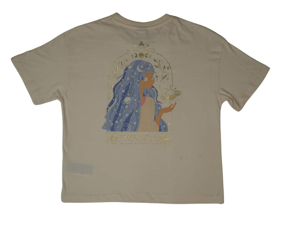 LC Waikiki Girls Short Sleeve Cropped T-Shirt